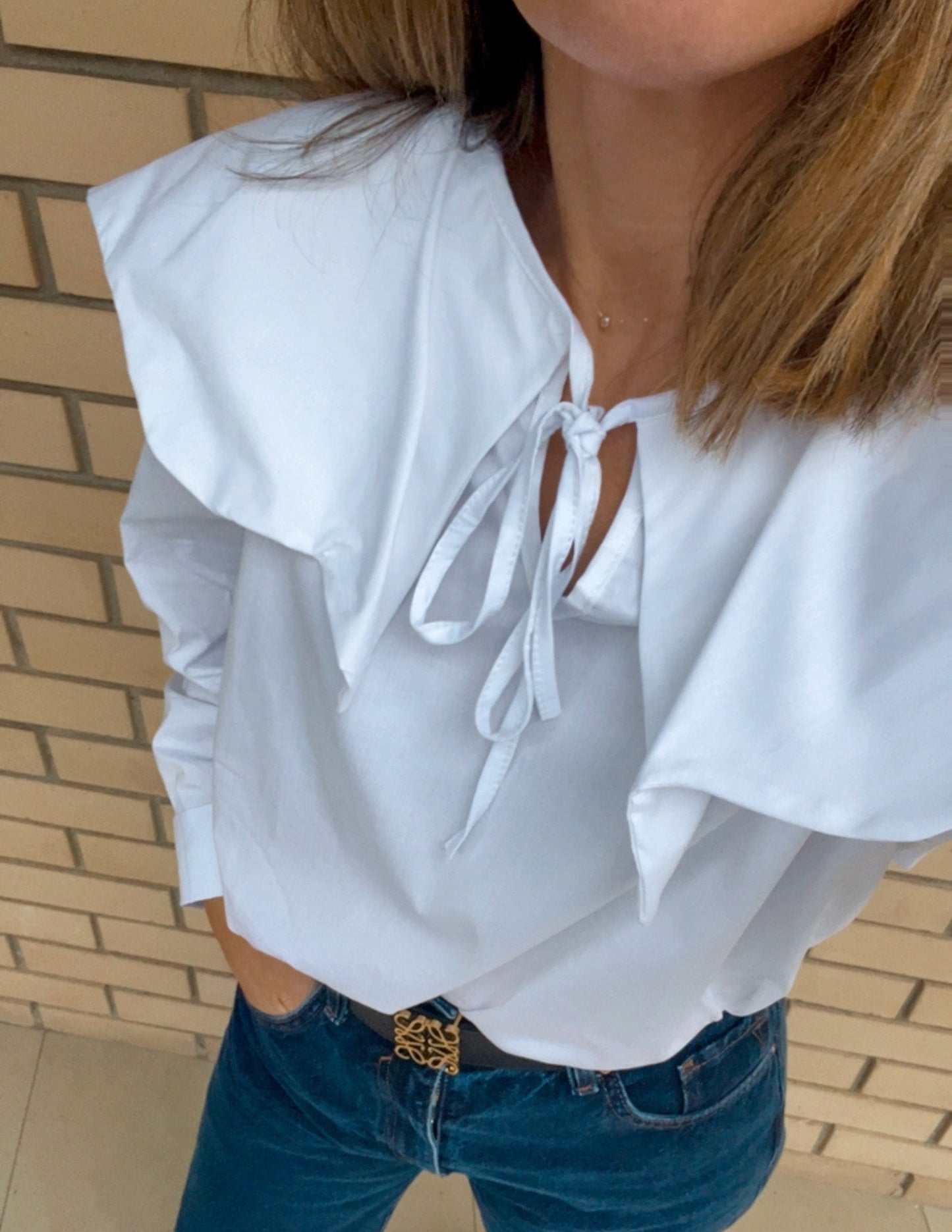 Carol blouse in white JOY