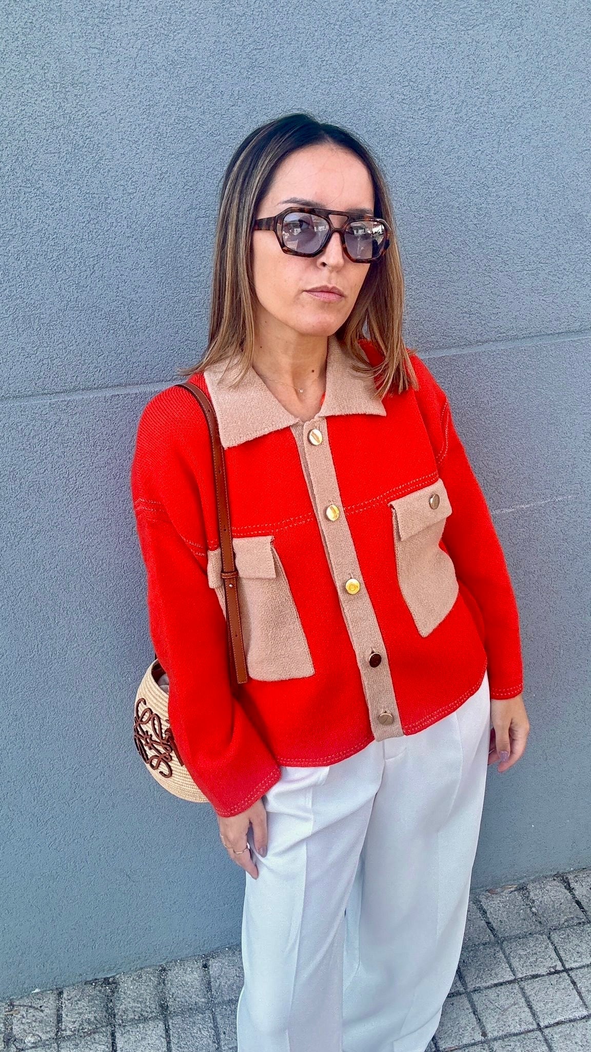 Casaco ORANGE & CAMEL JOY
