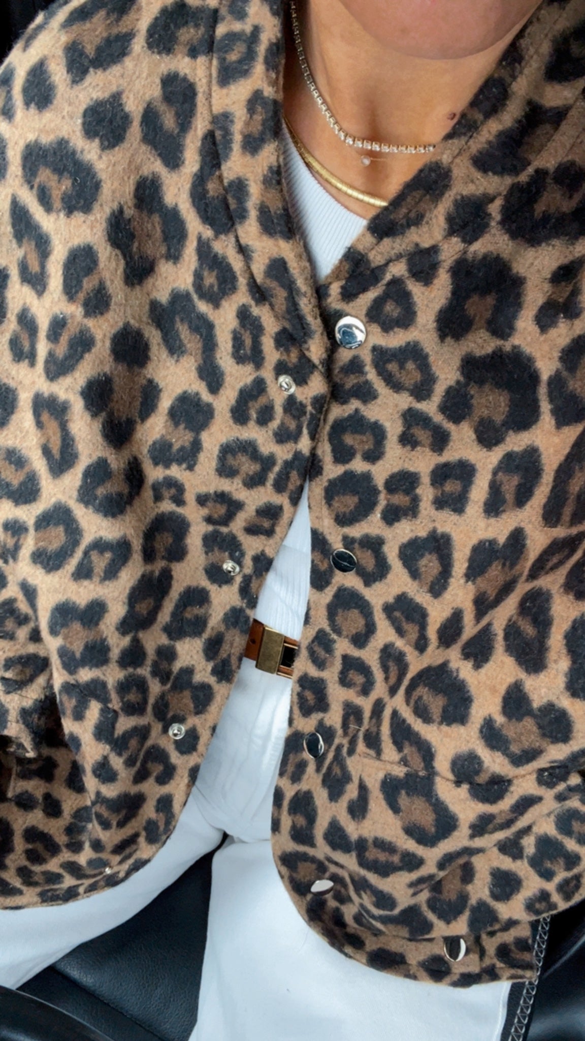 Bomber Leopard Print JOY