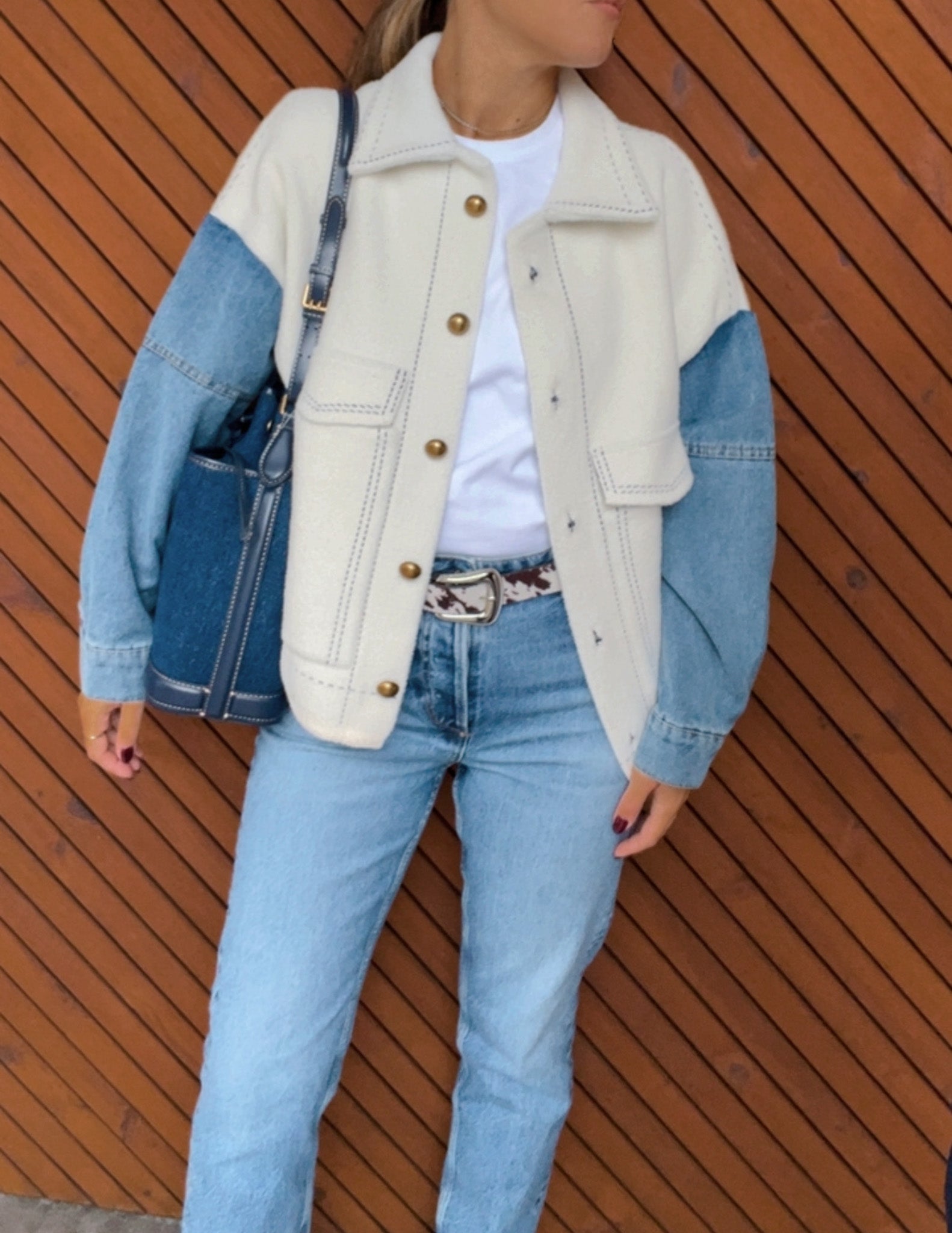 Casaco OFF WHITE & DENIM envios a 4/11 JOY