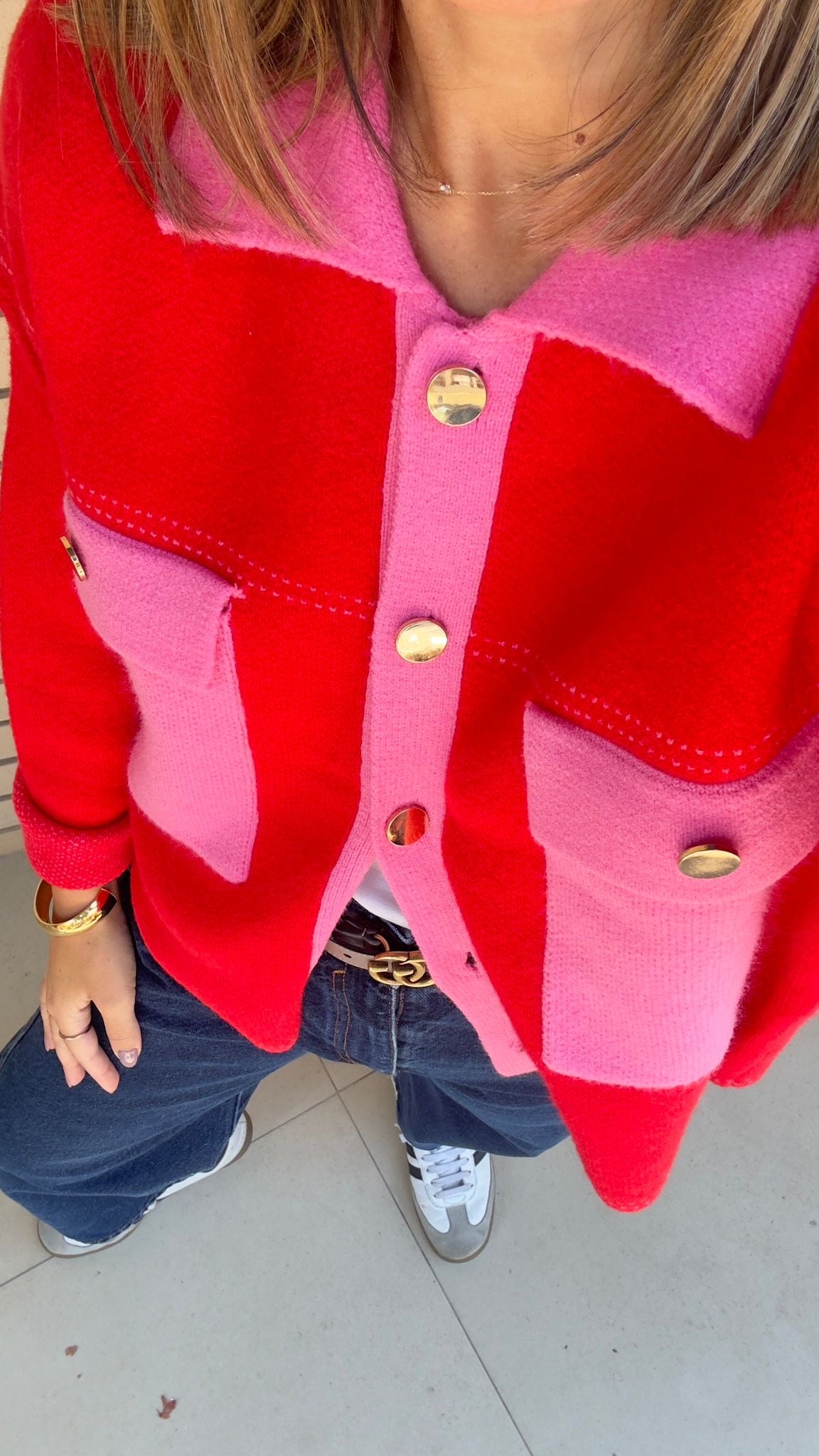 Casaco RED & PINK JOY