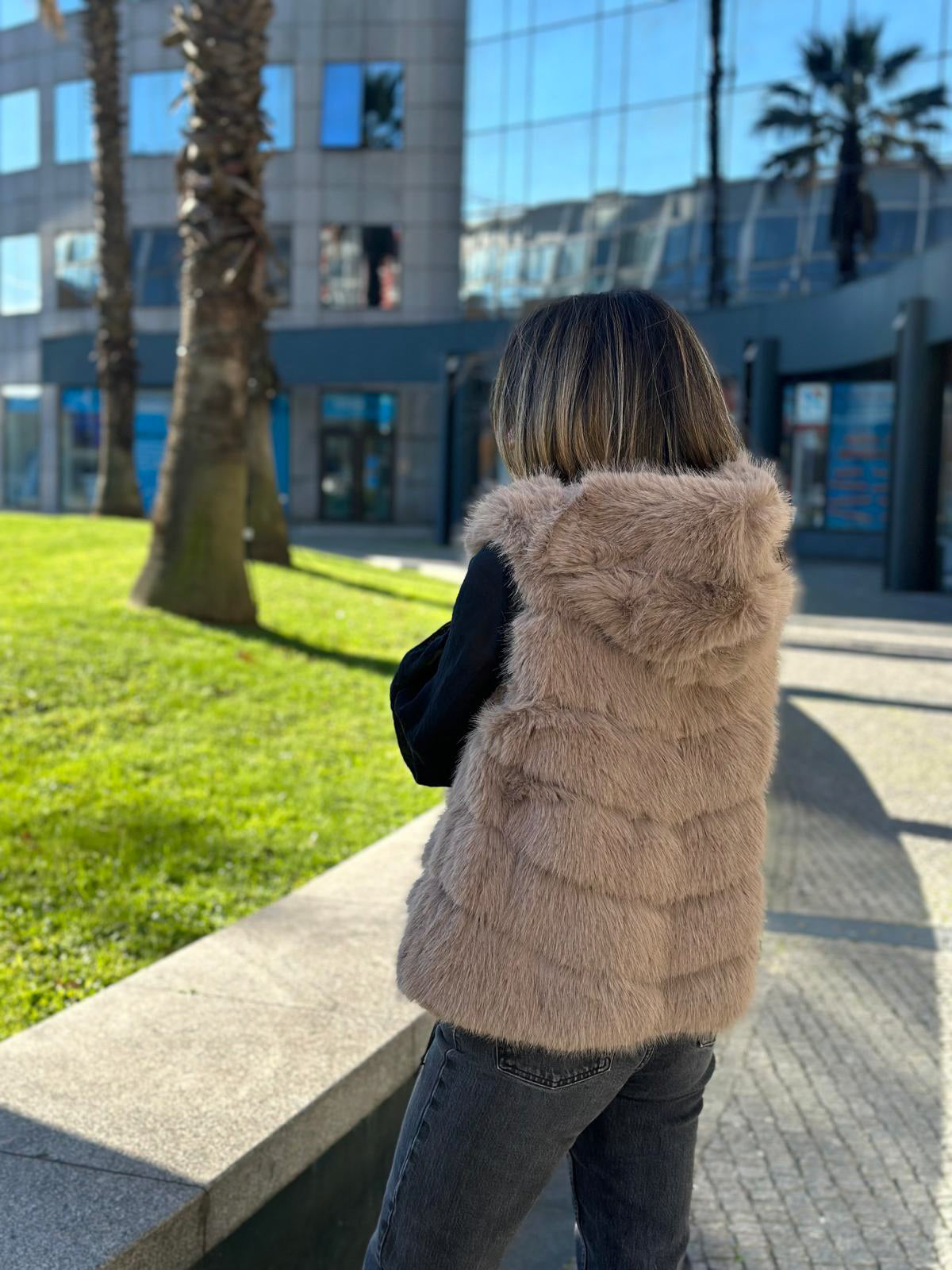 Faux fur vest JOY