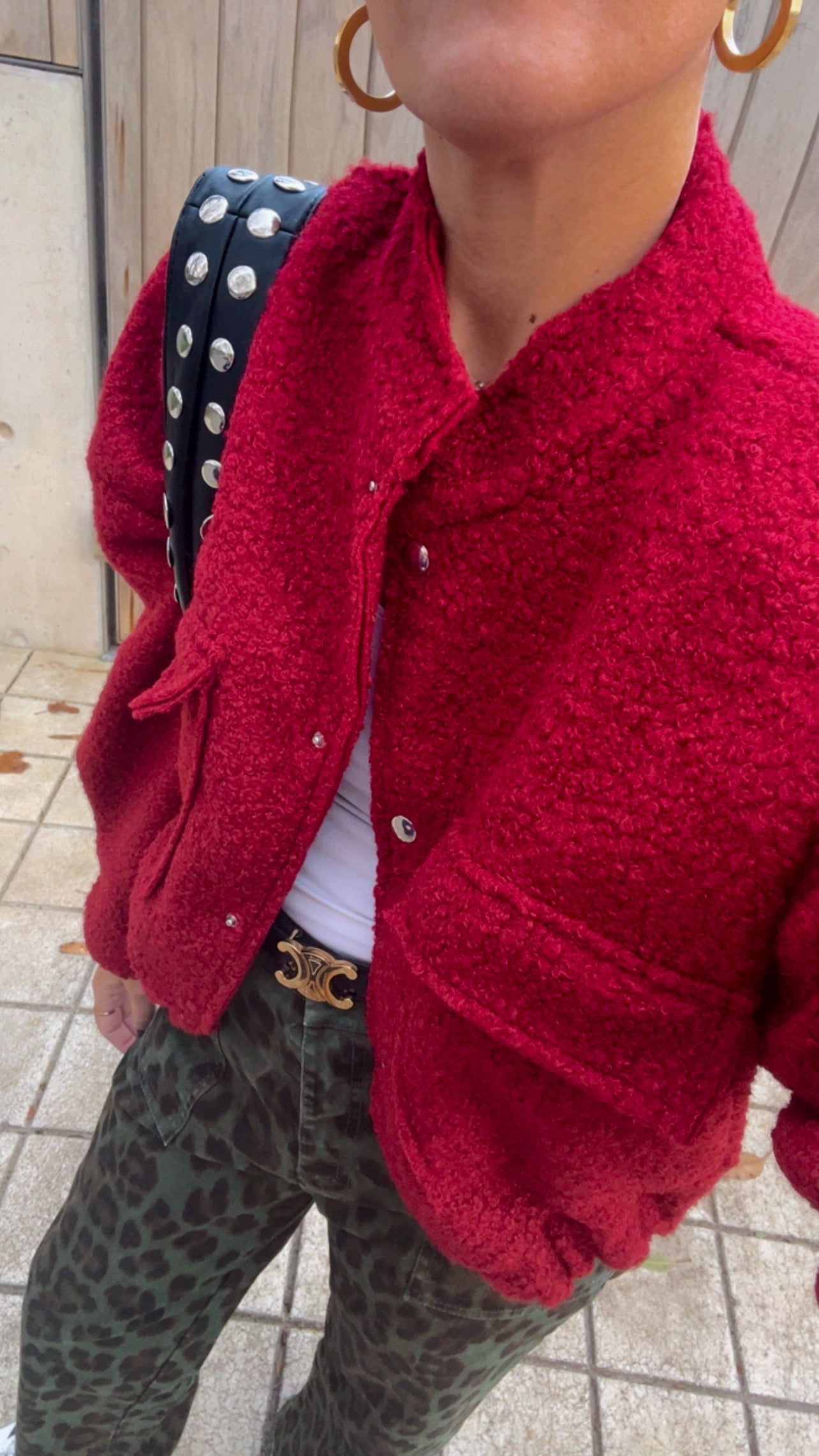 Cherry bomber jacket JOY