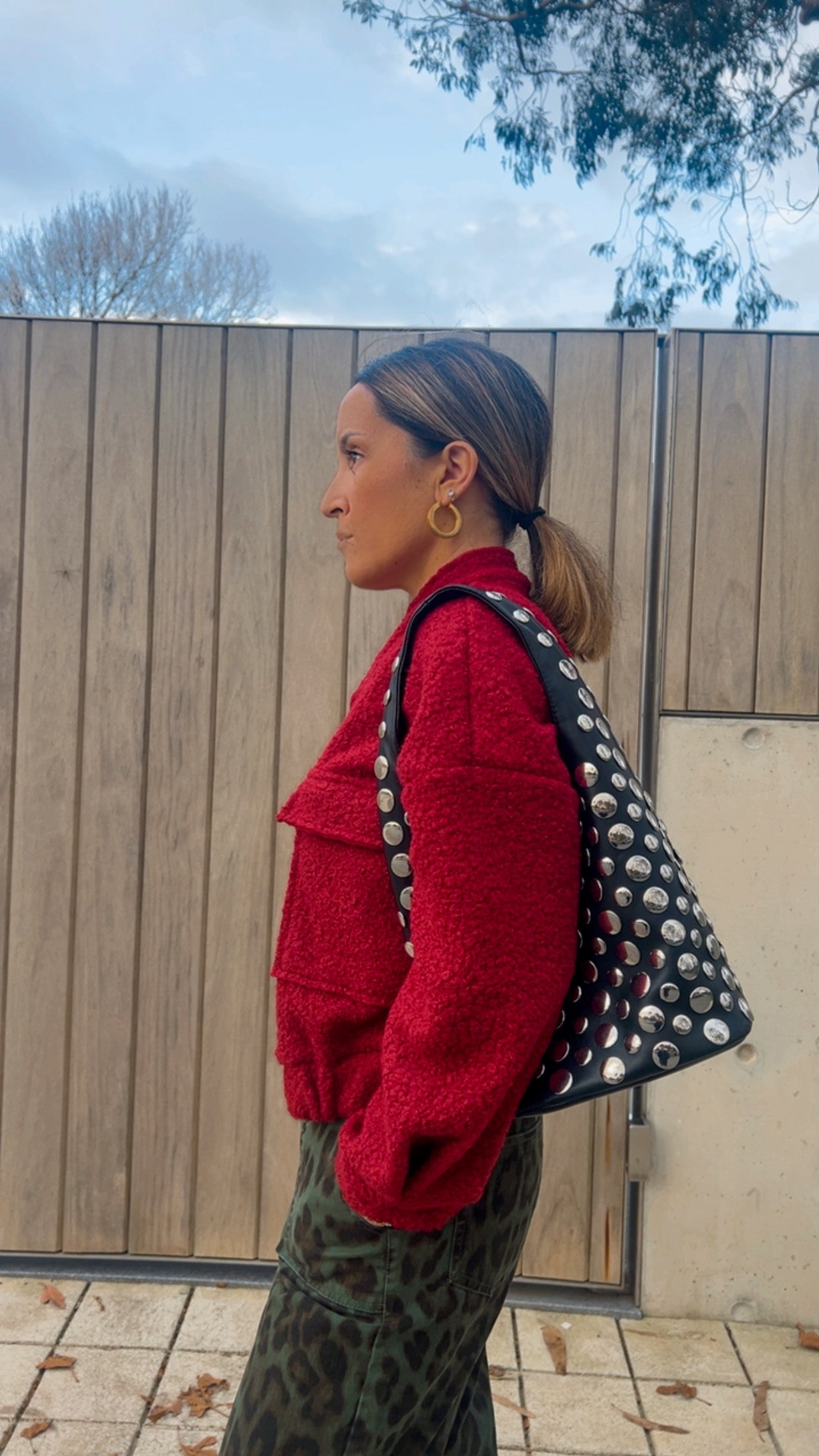 Cherry bomber jacket JOY