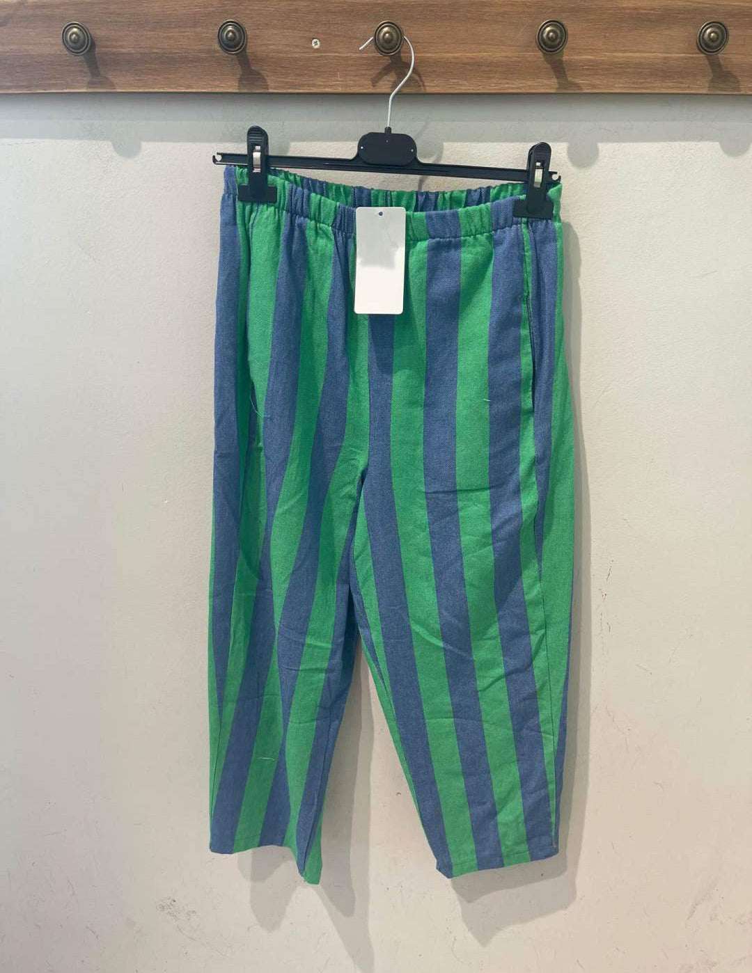 Baggy striped trousers