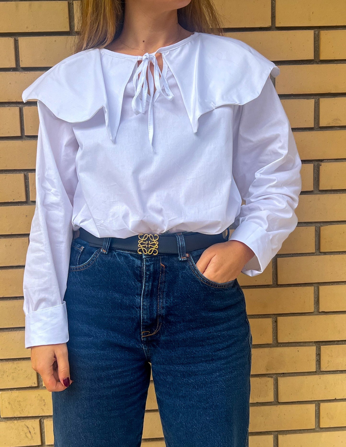 Carol blouse in white JOY