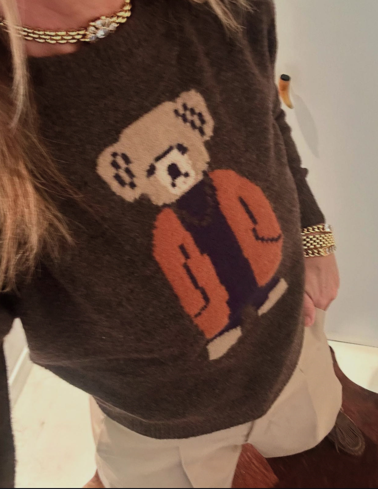 Teddy knit sweater JOY