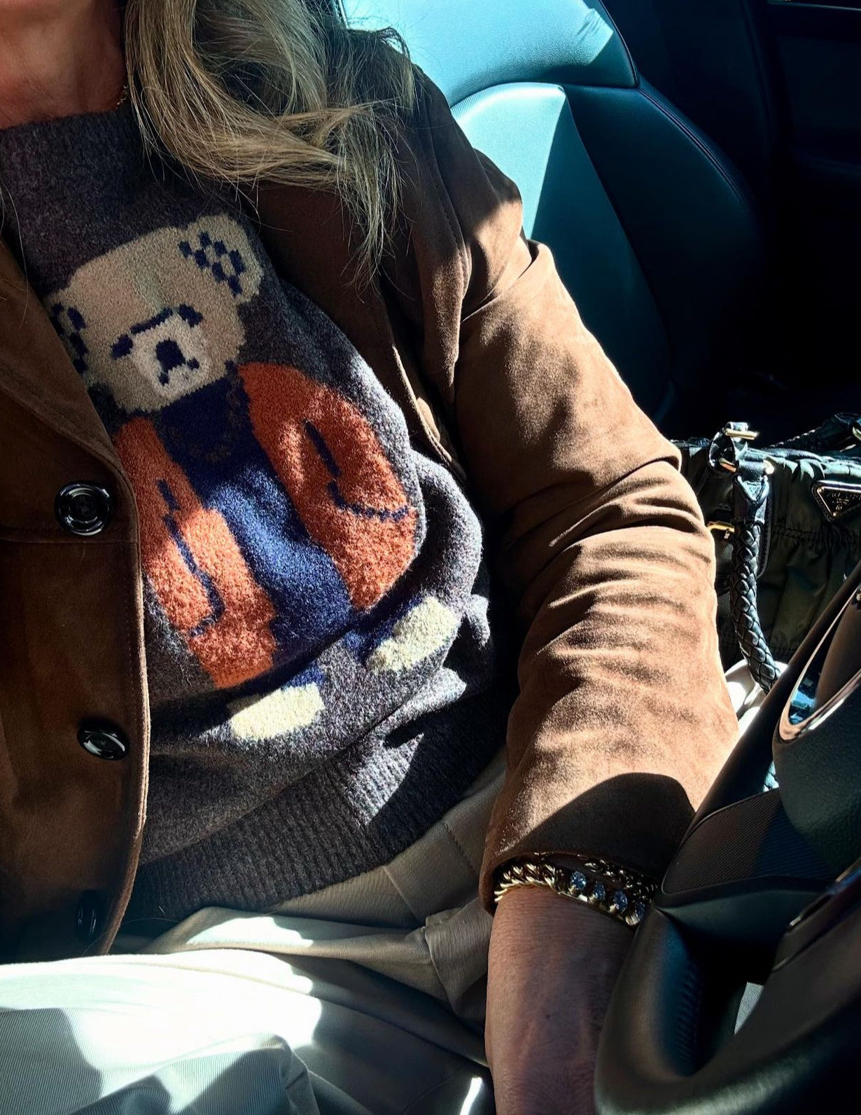 Teddy knit sweater JOY