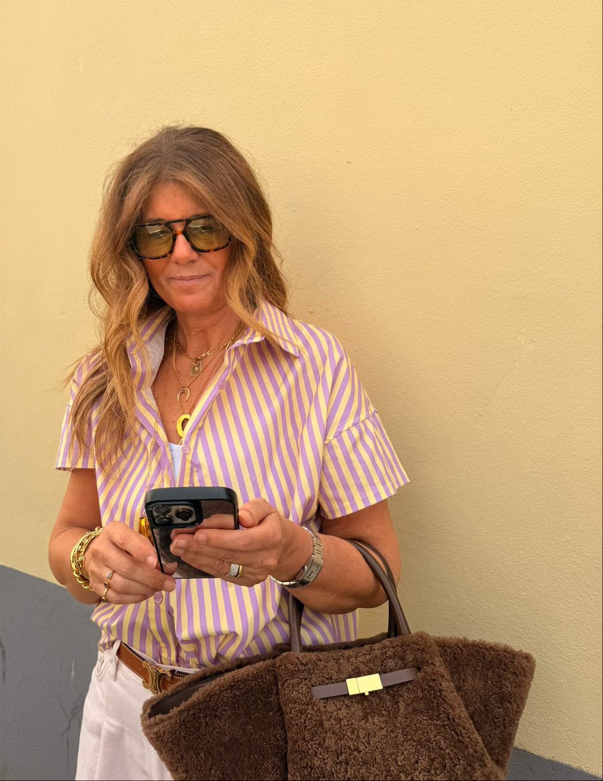 Pastel striped shirt