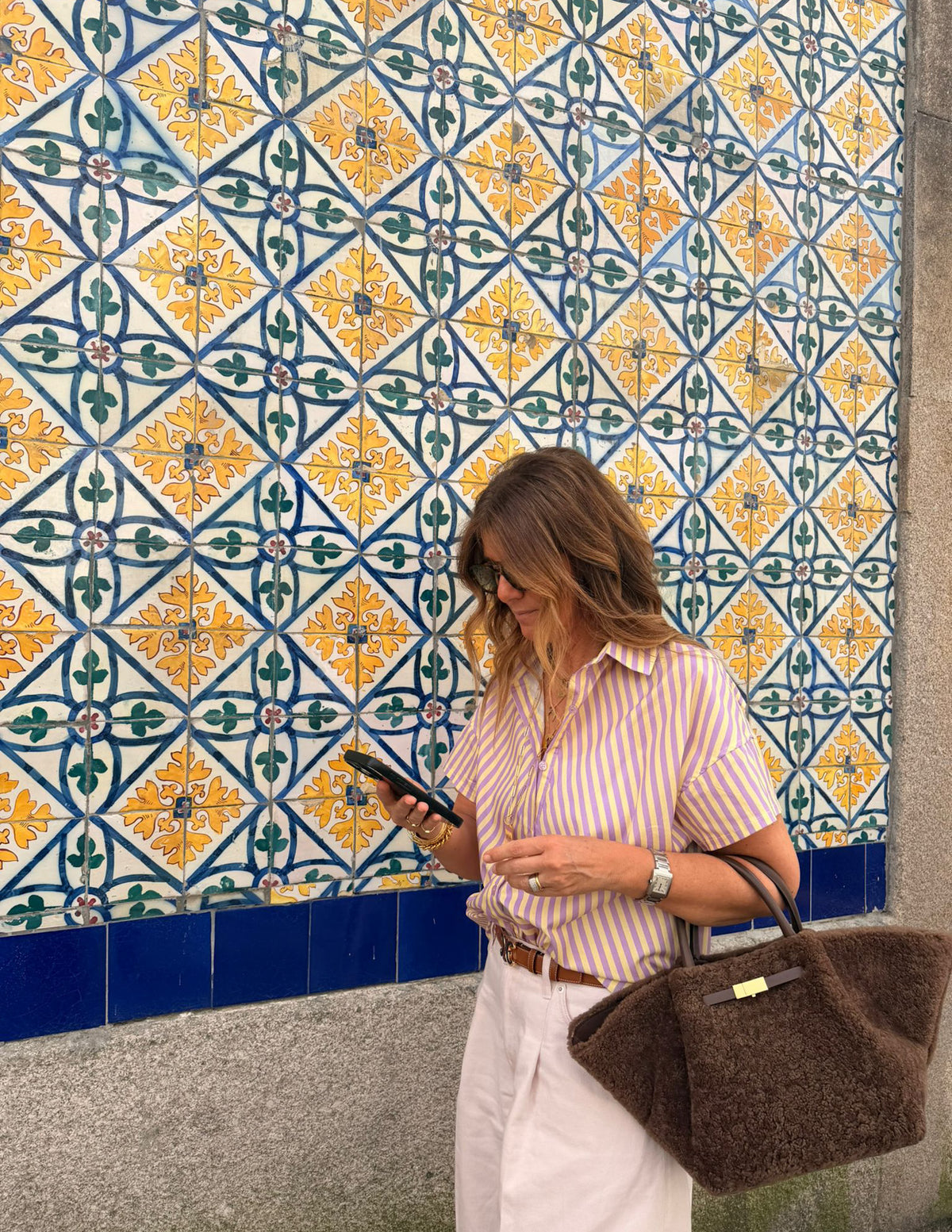 Pastel striped shirt