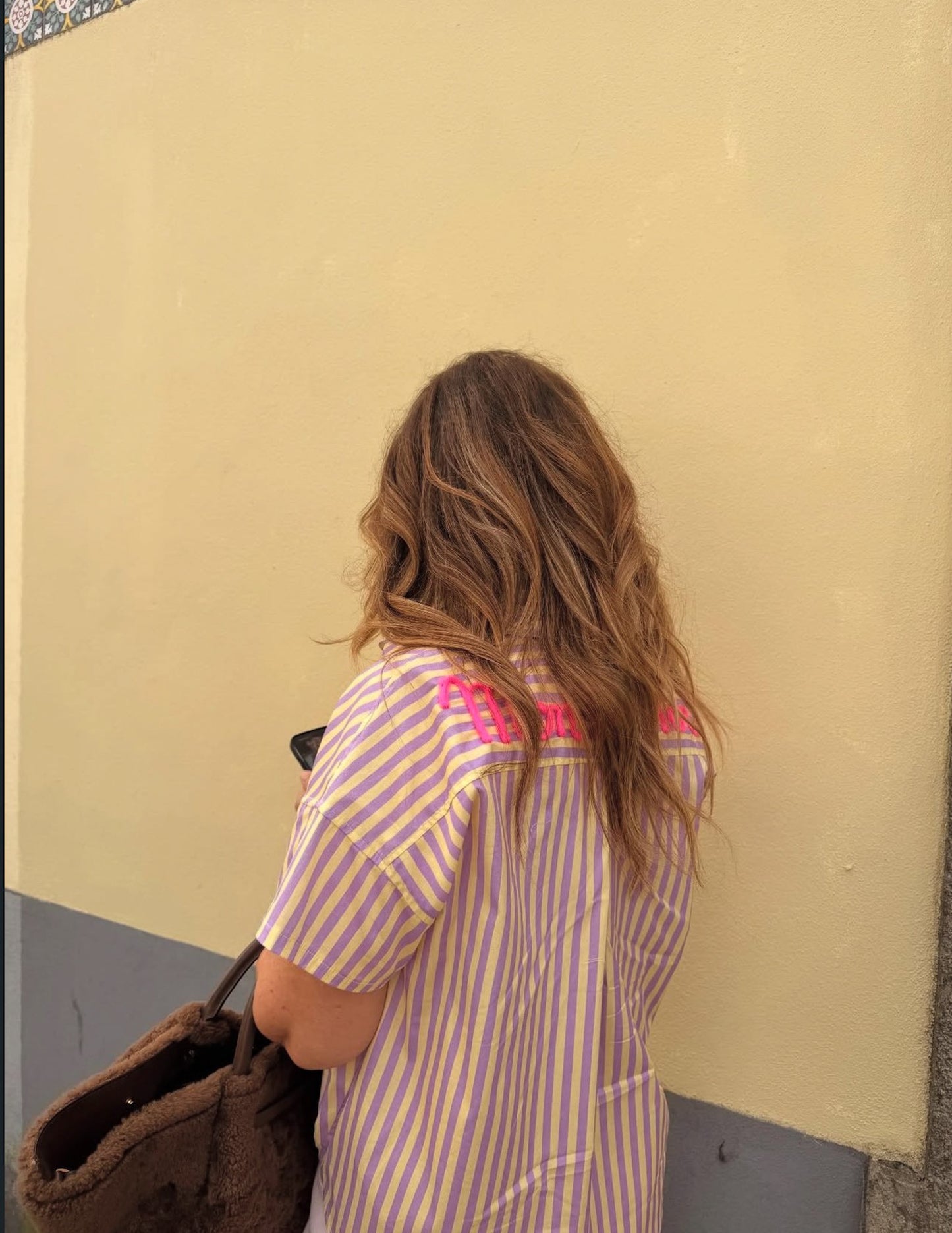 Pastel striped shirt