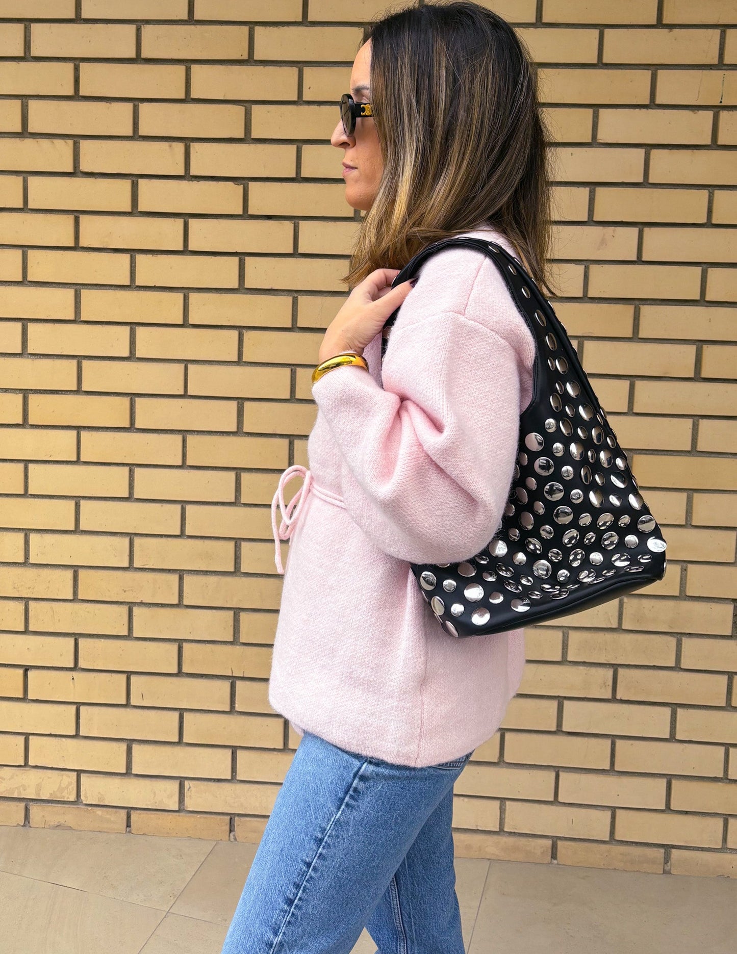 Pale pink cardigan JOY