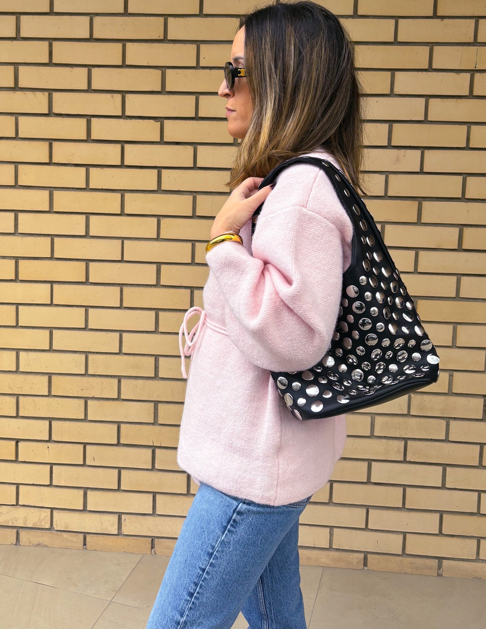 Pale pink cardigan JOY