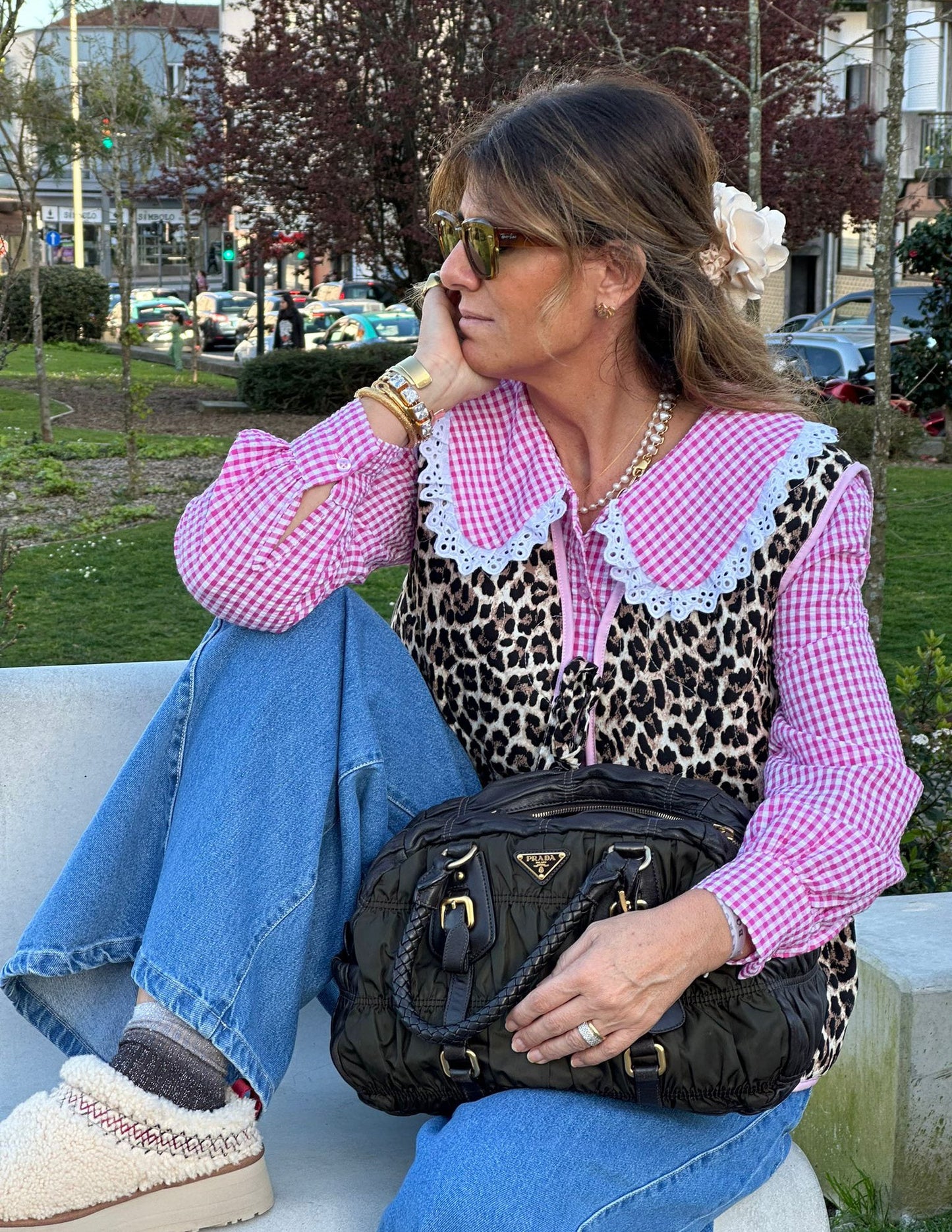 Colete em leopard print JOY