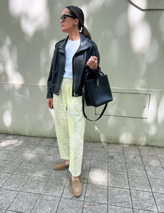 Bandana baggy trousers