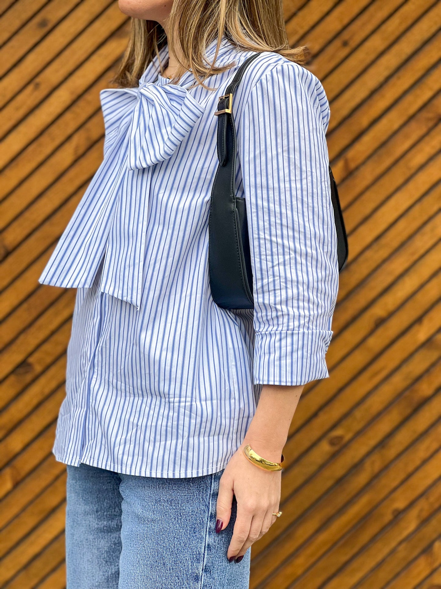 Maria maxi bow shirt JOY