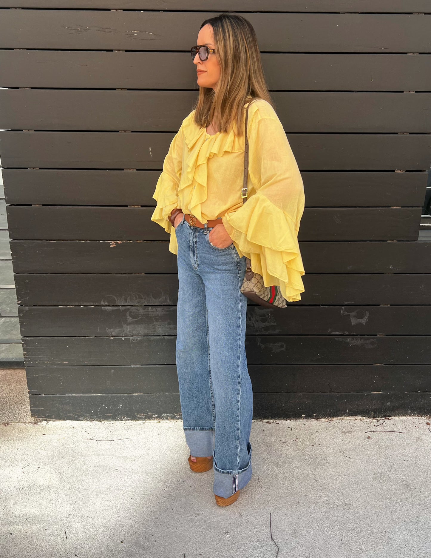 Pilar yellow blouse