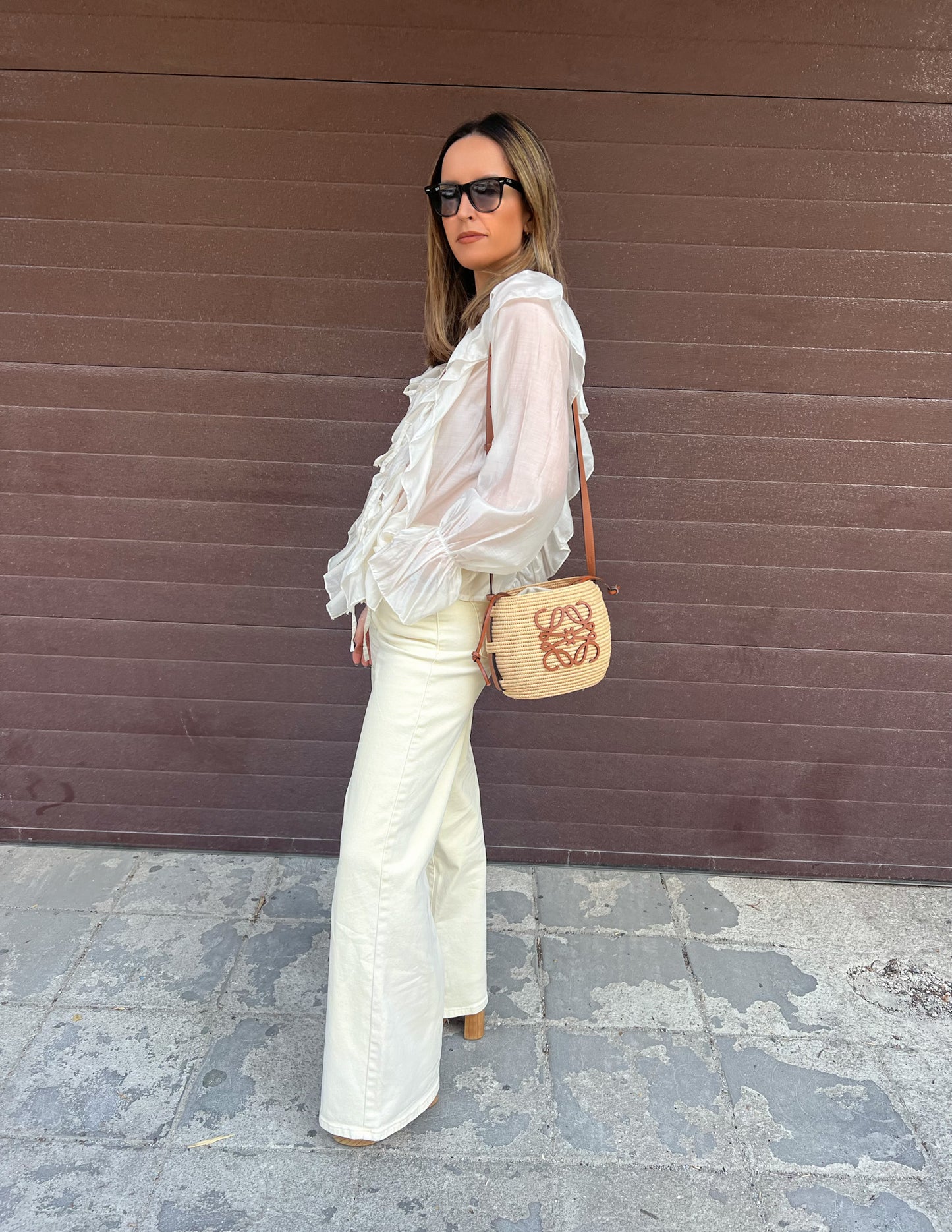 Maria blouse in white