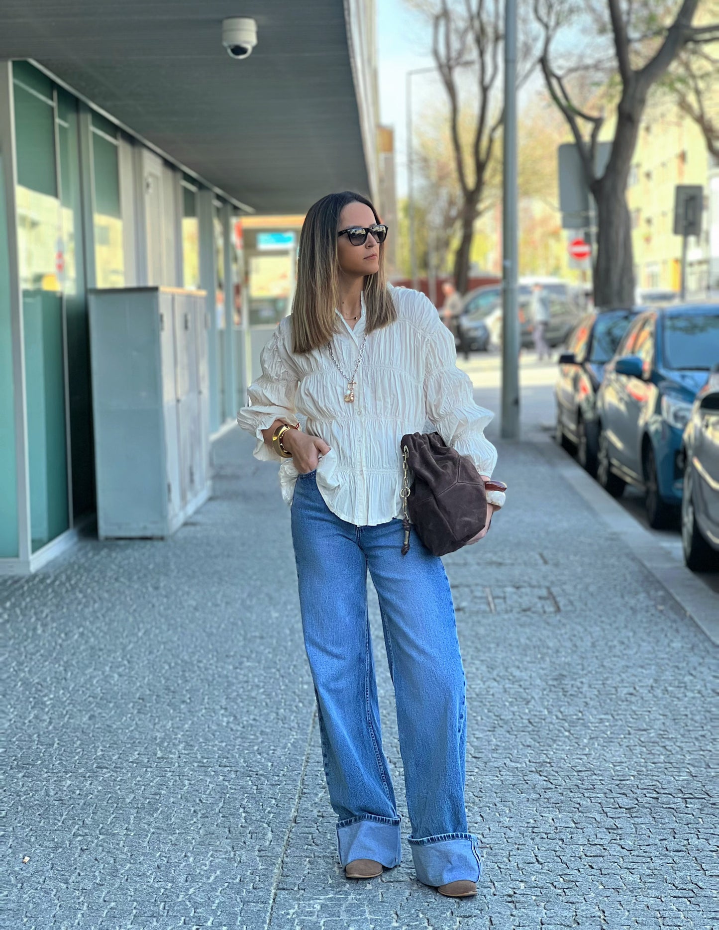 Luna blouse in ecru