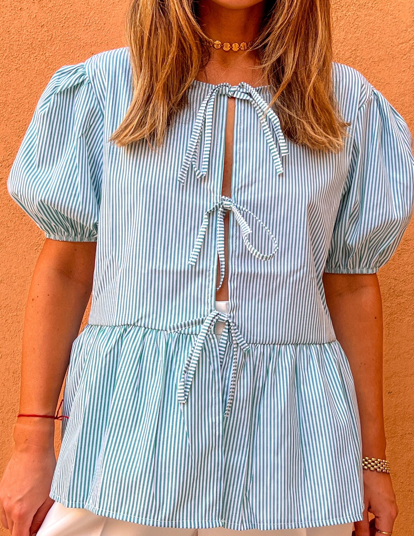 Blusa AURORA azul bebé JOY