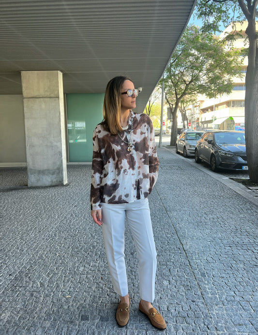 Cow print shirt