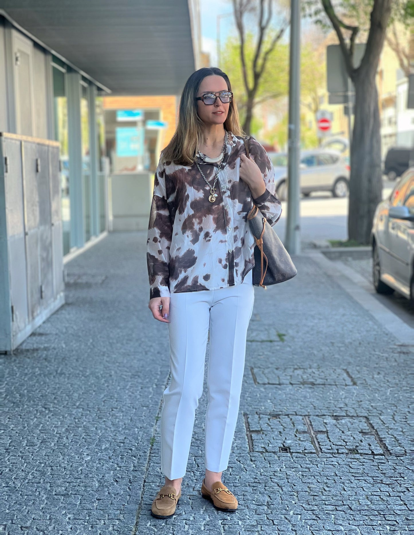 Cow print shirt