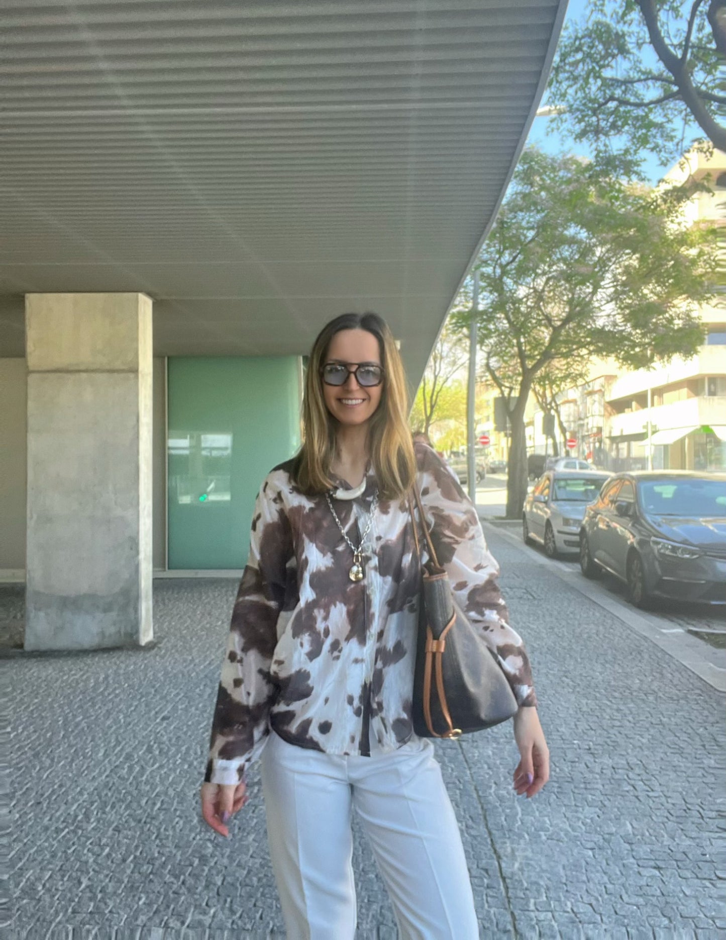 Cow print shirt
