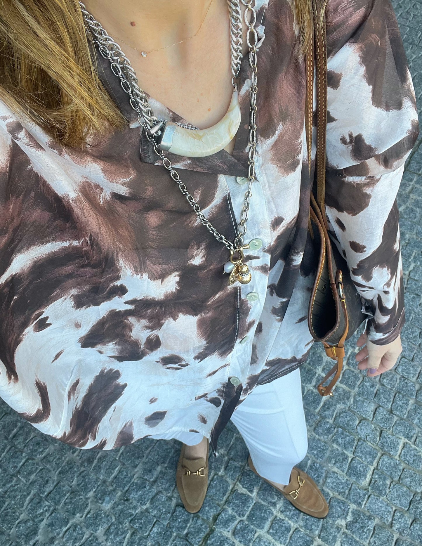 Cow print shirt