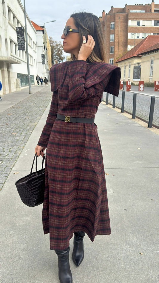 Tartan flannel dress