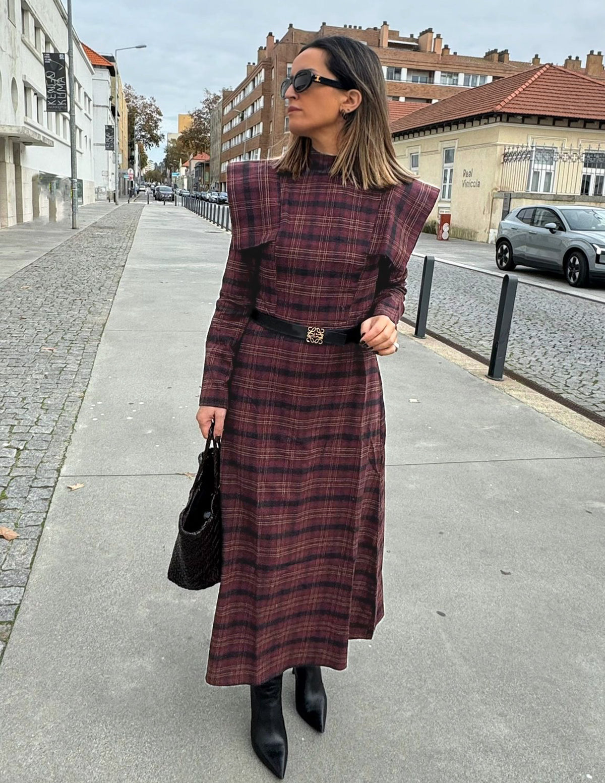 Tartan flannel dress