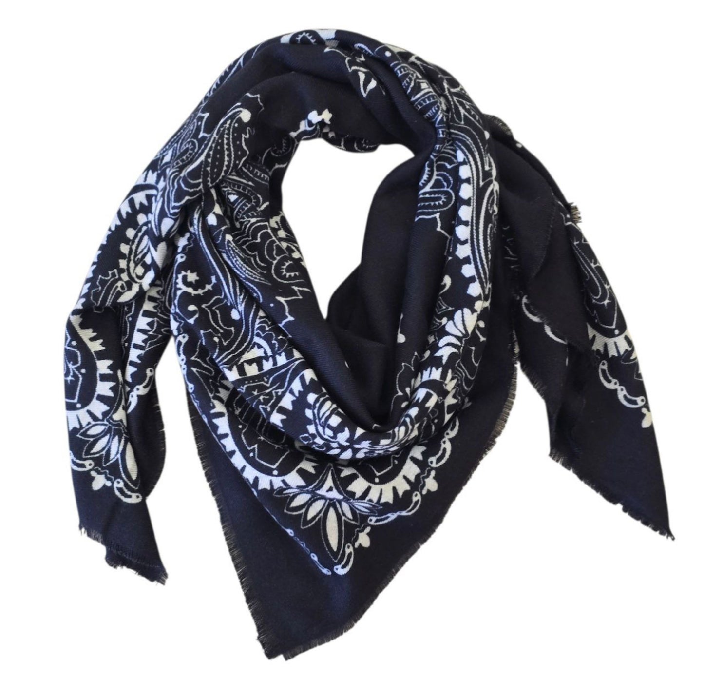 Echarpe bandana preto