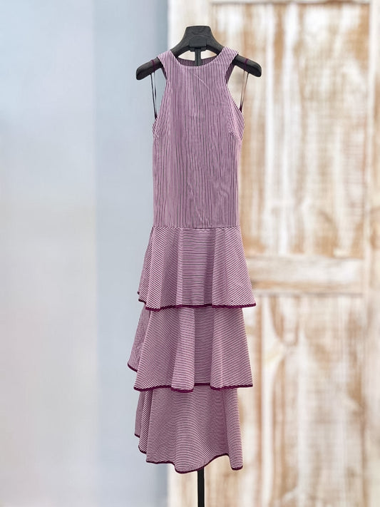 Vestido folhos