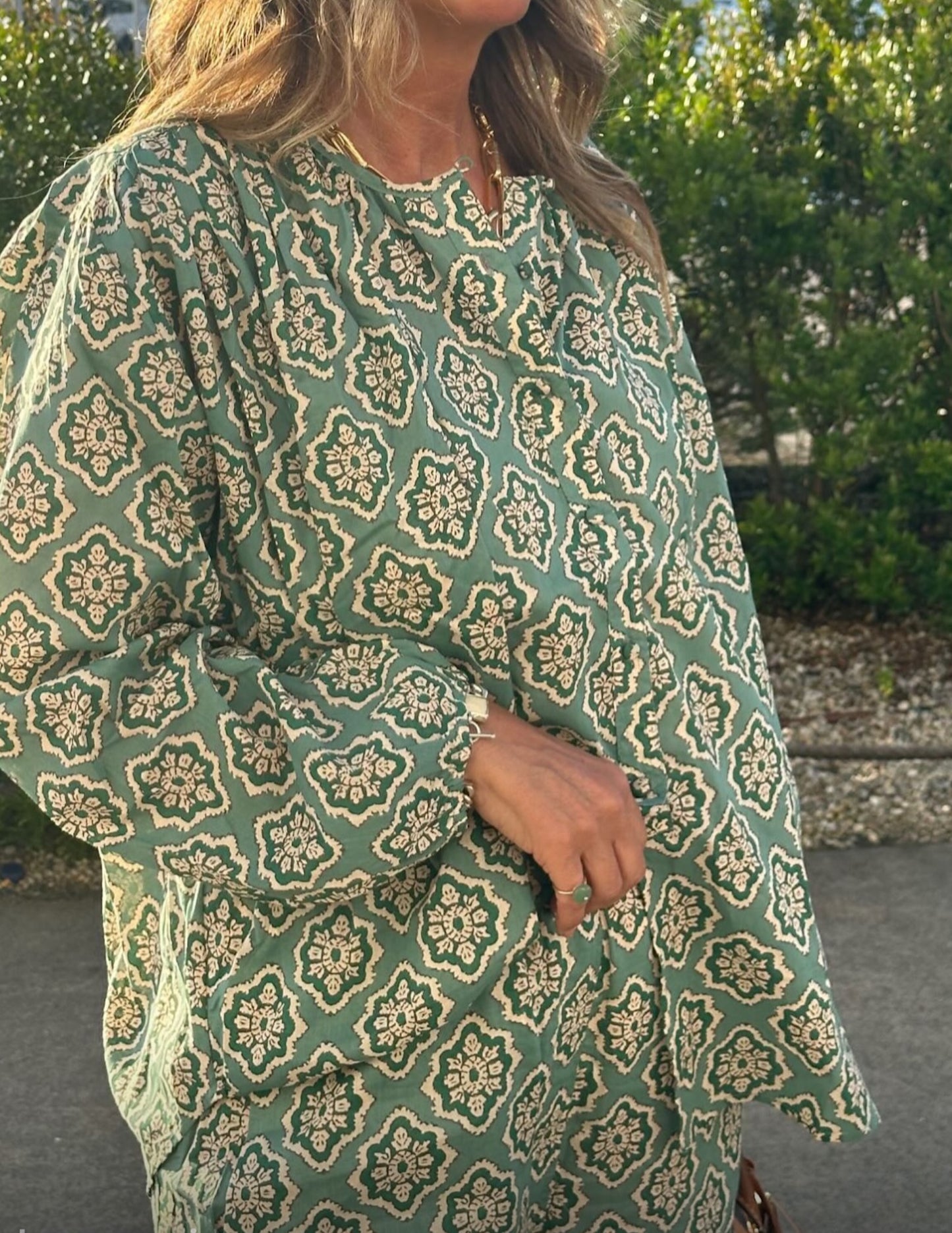 Conjunto padrão verde