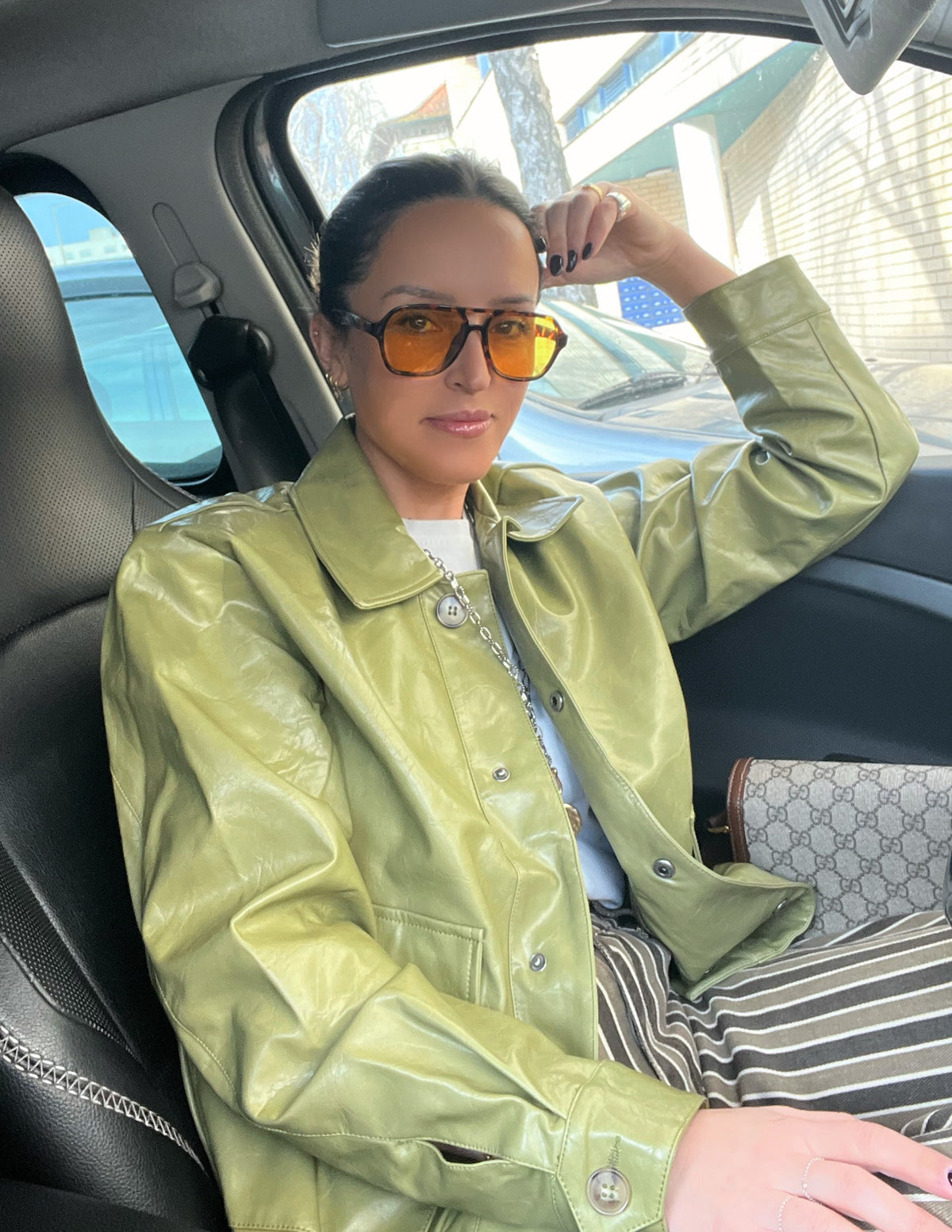 Wasabi green jacket