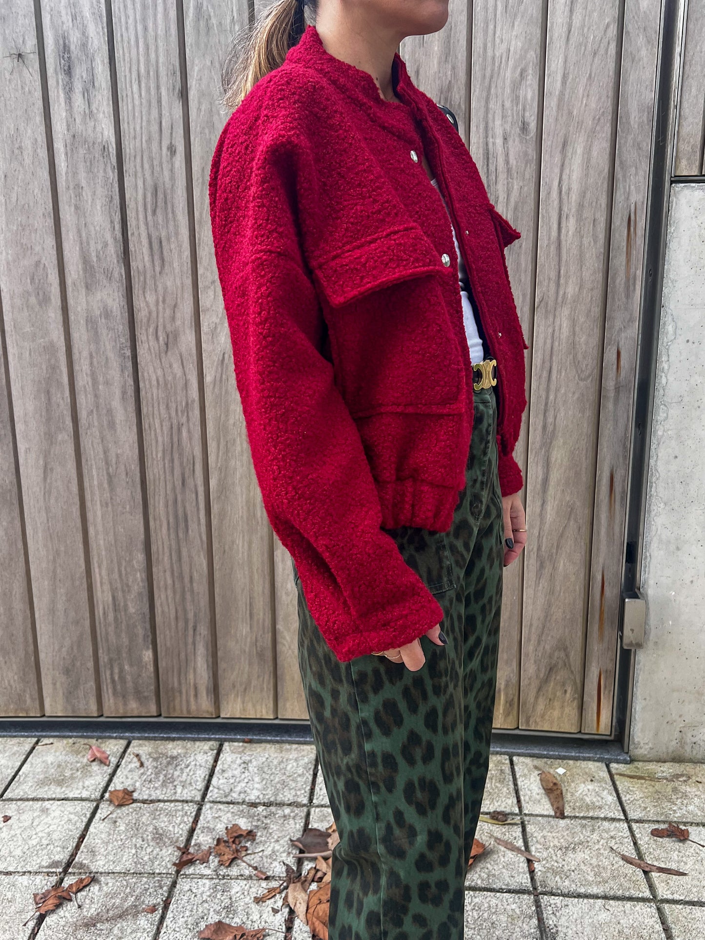 Cherry bomber jacket JOY