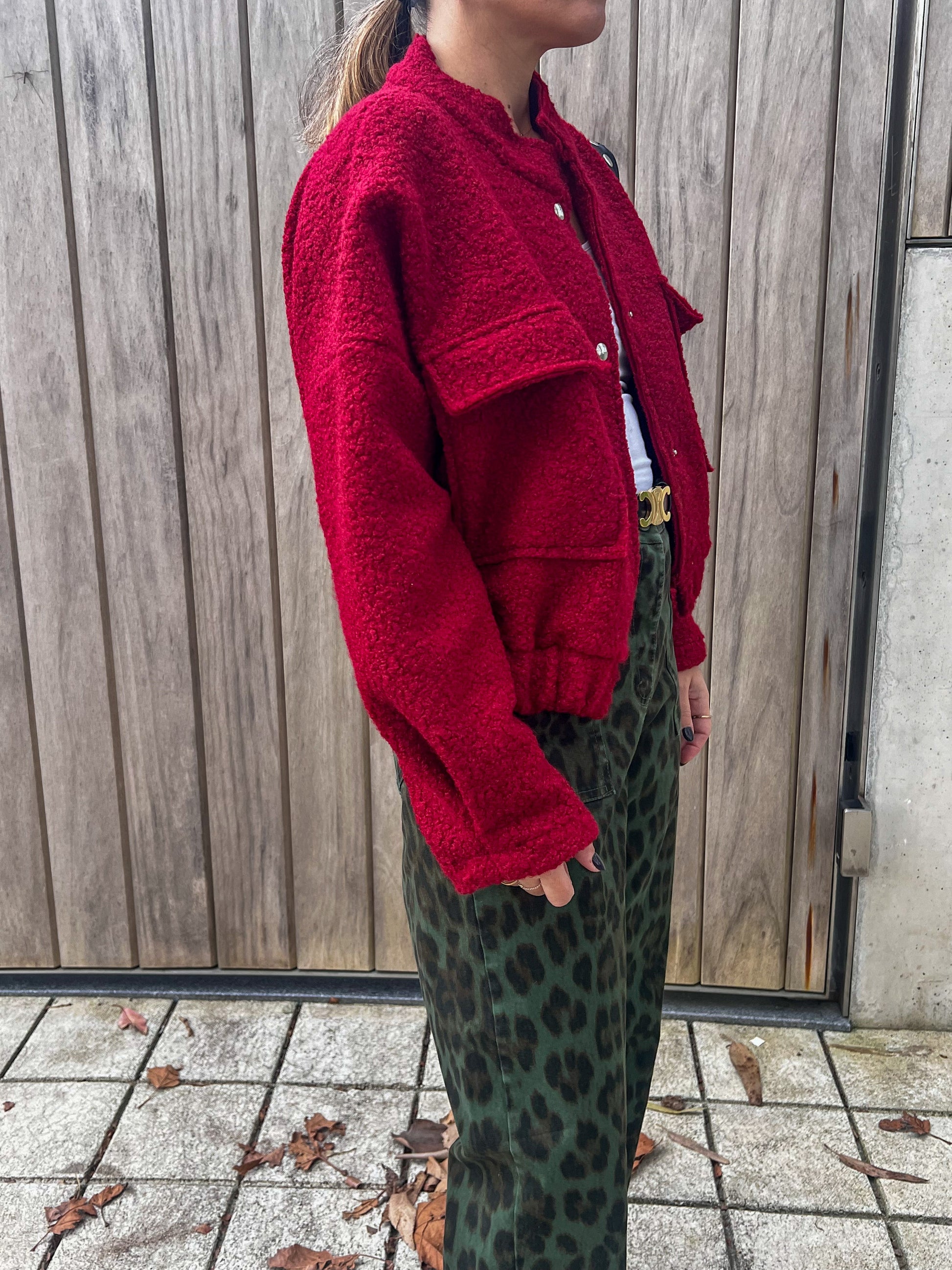 Cherry bomber jacket JOY