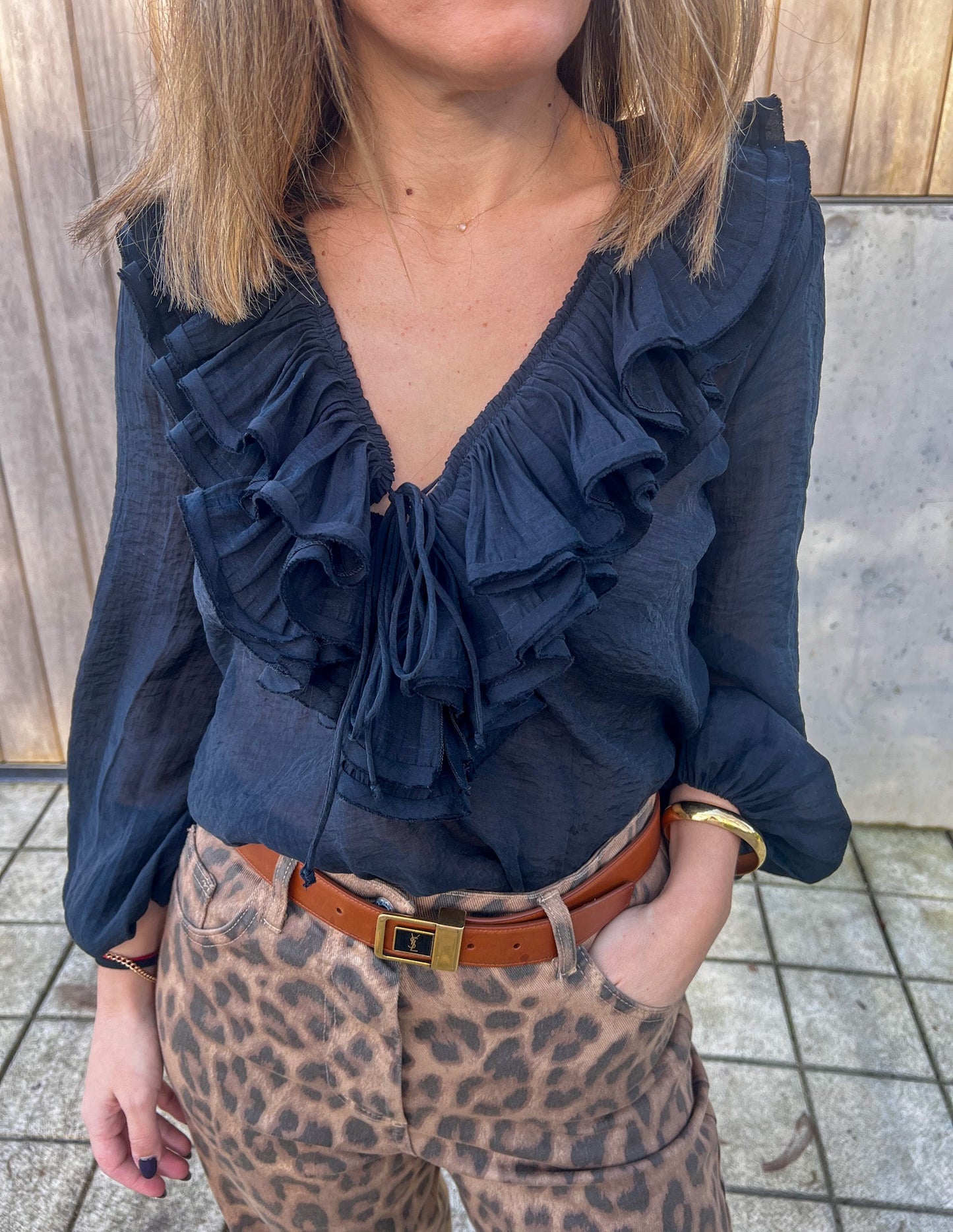 Ruffled blouse JOY