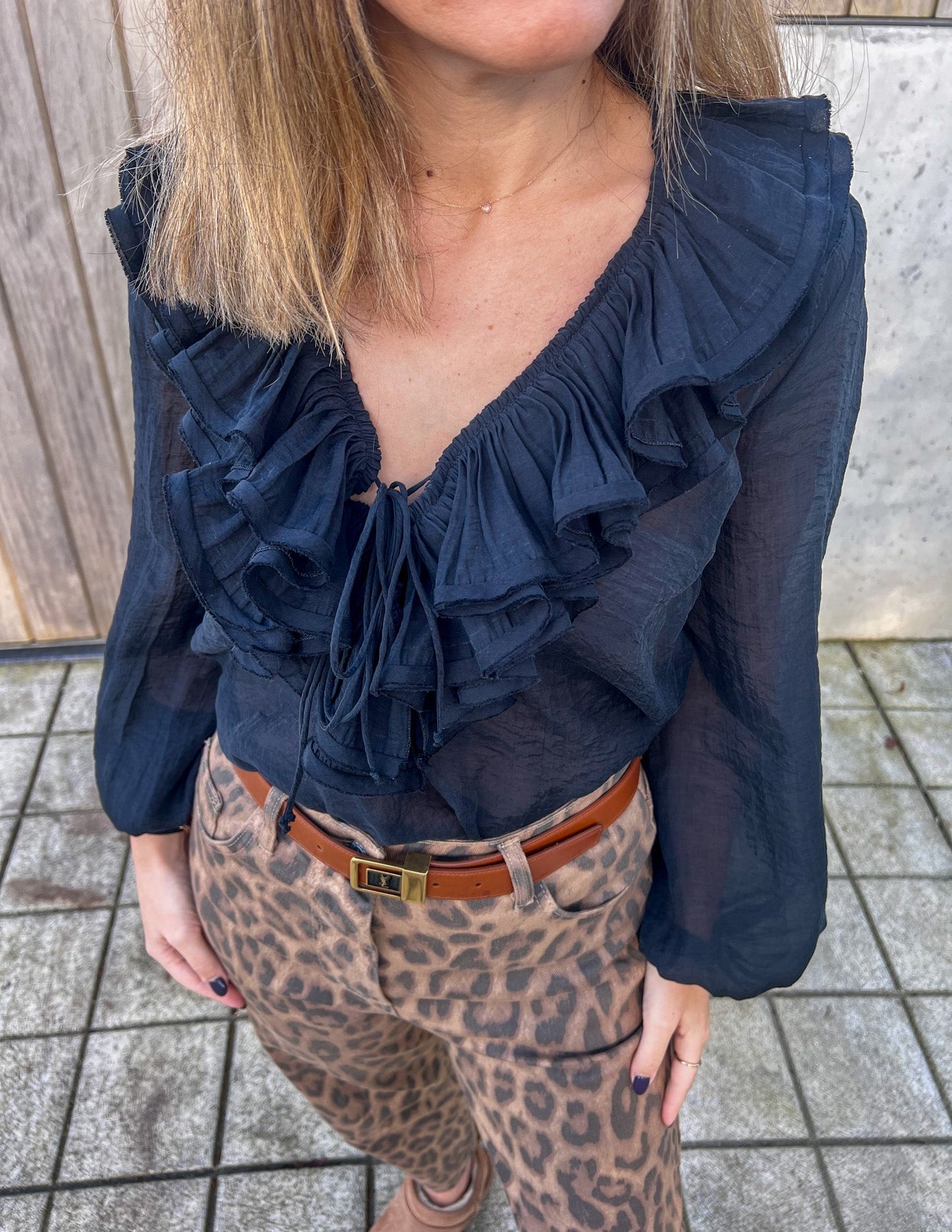 Ruffled blouse JOY