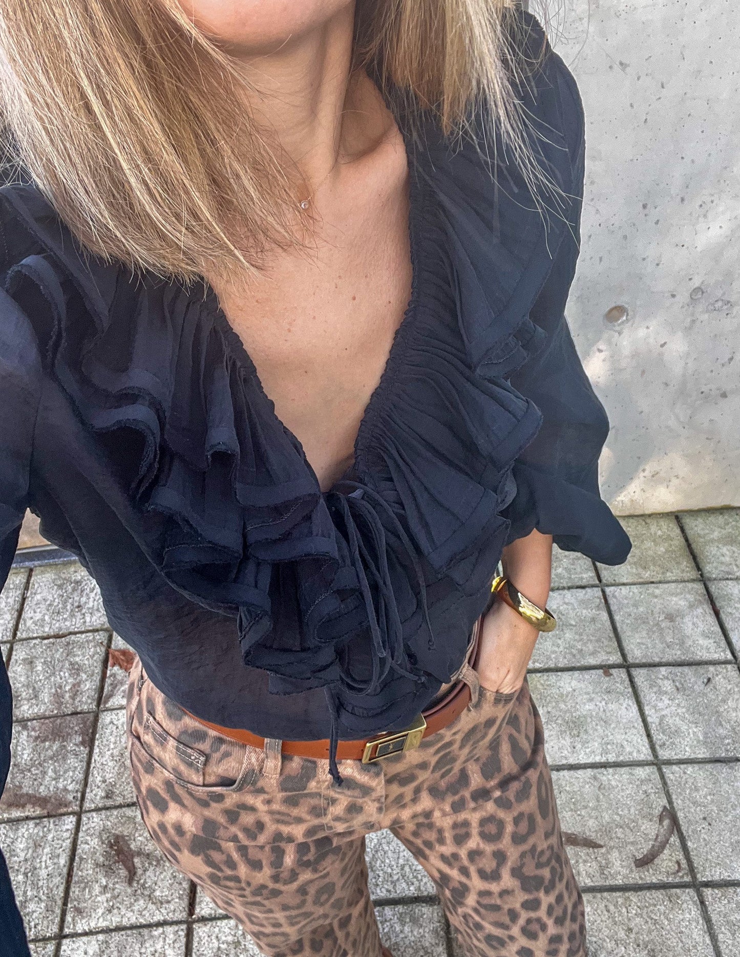 Ruffled blouse JOY