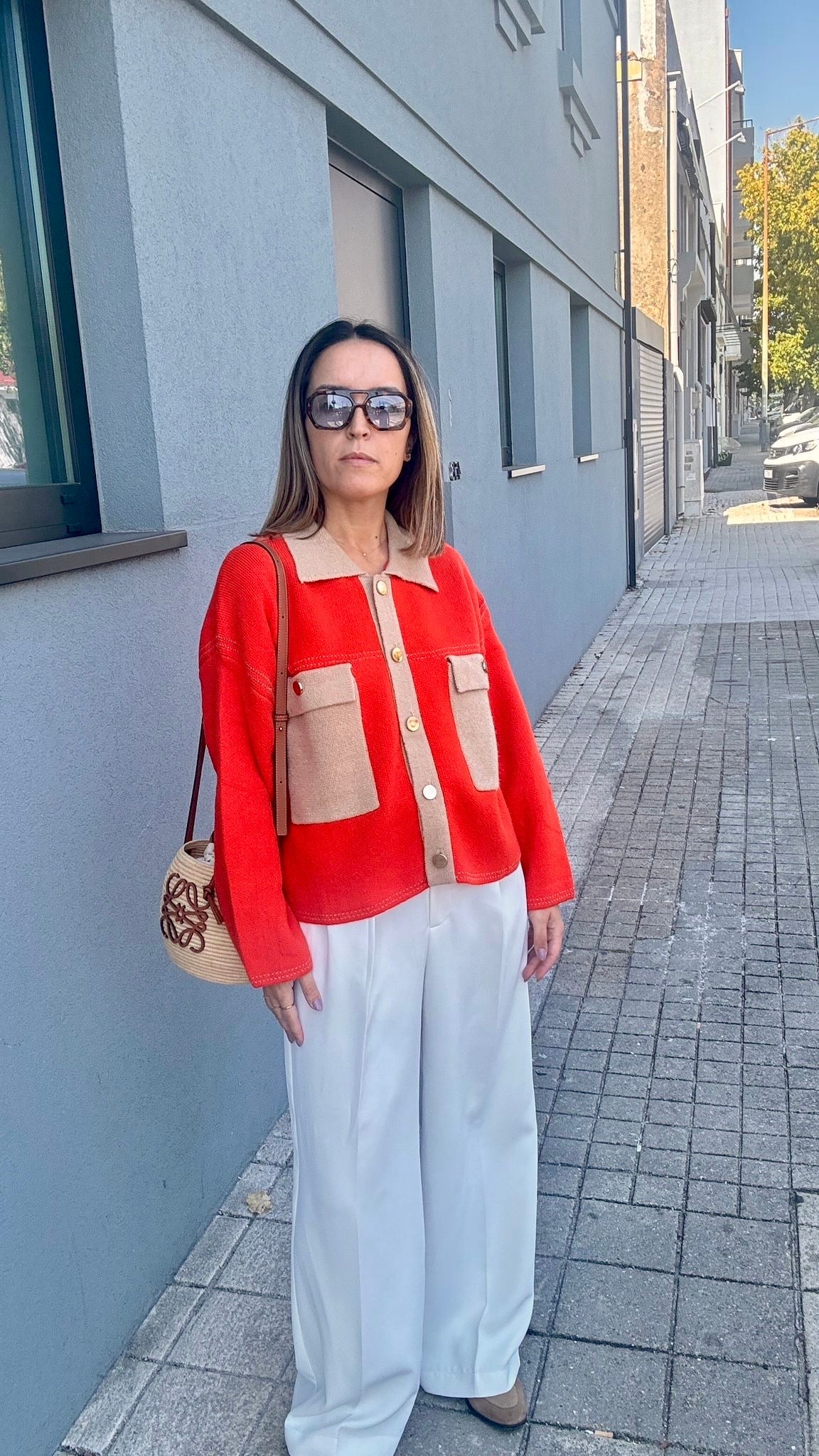 Casaco ORANGE & CAMEL JOY