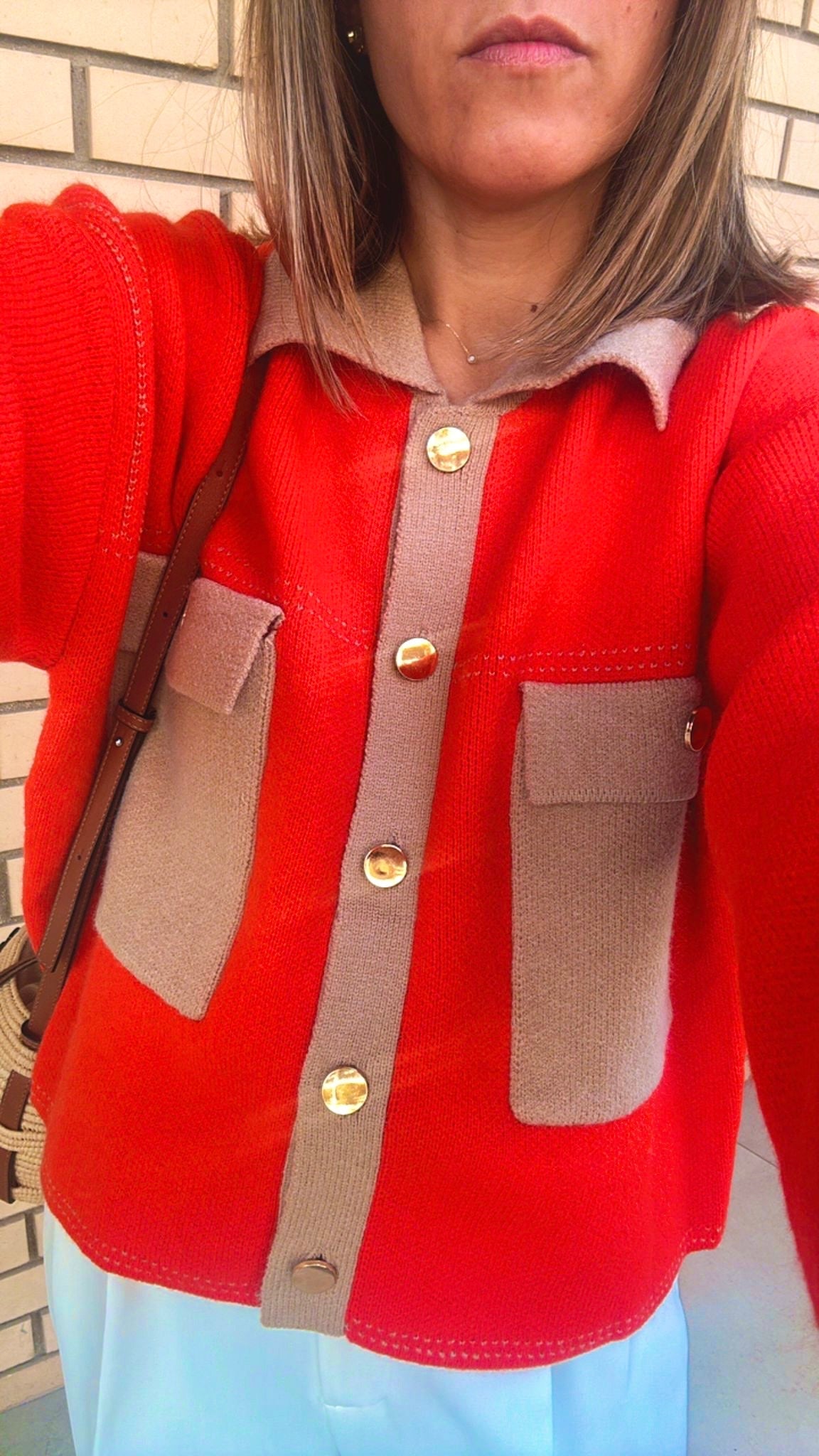 Casaco ORANGE & CAMEL JOY