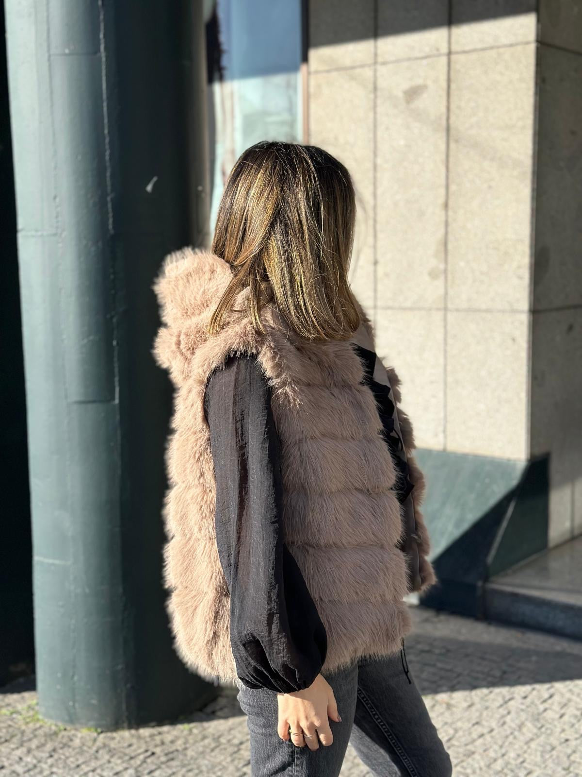 Faux fur vest JOY
