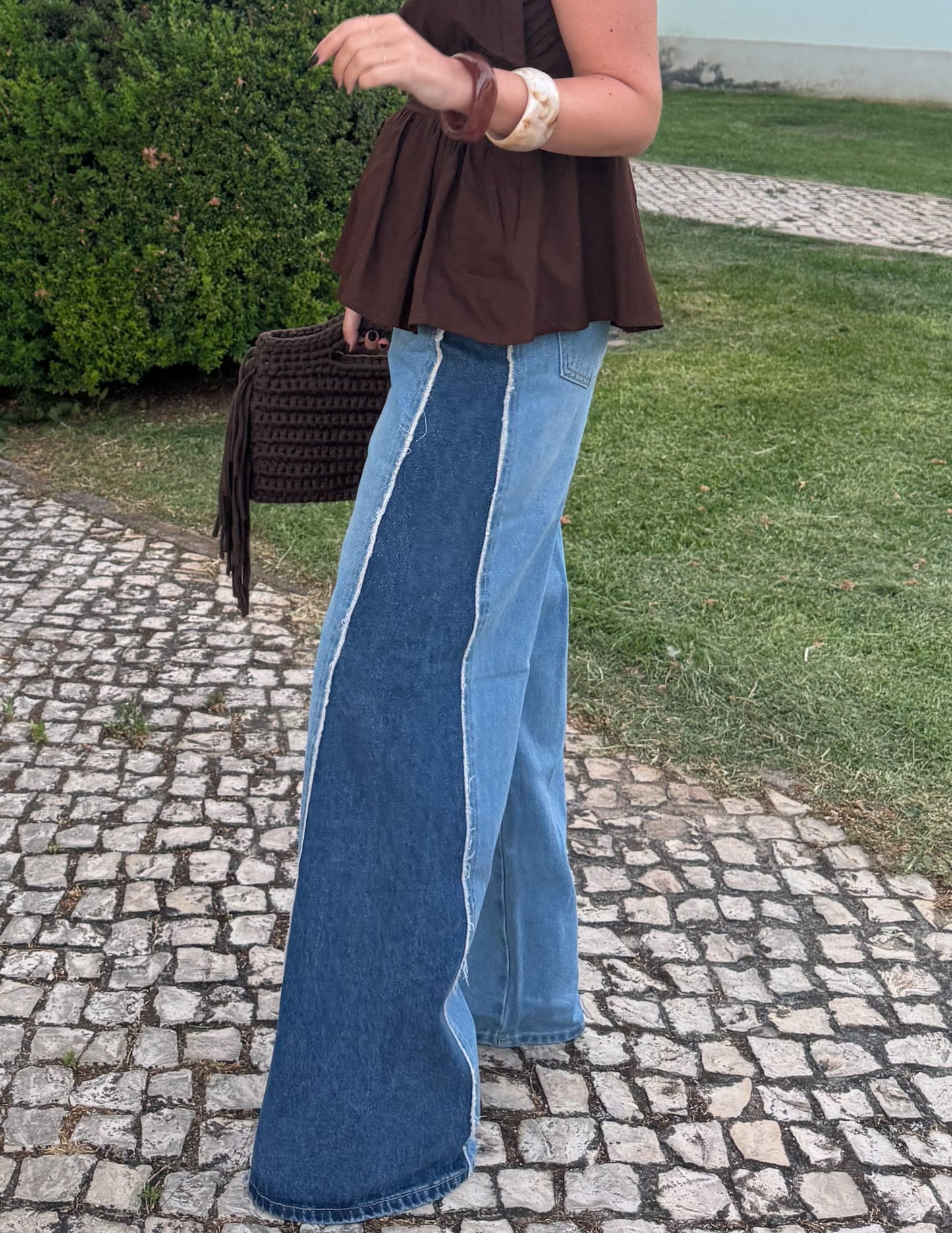 Calças de ganga Double Denim