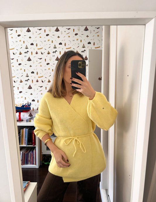 Light yellow cardigan JOY
