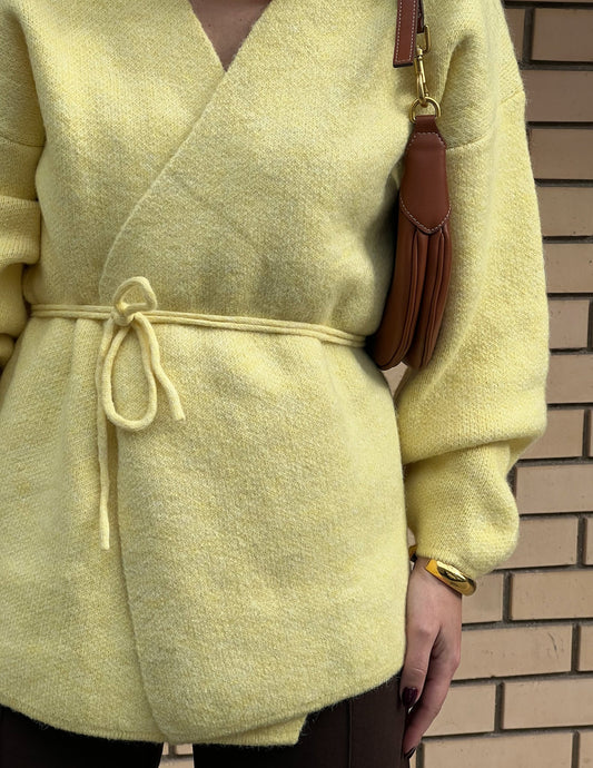 Light yellow cardigan JOY