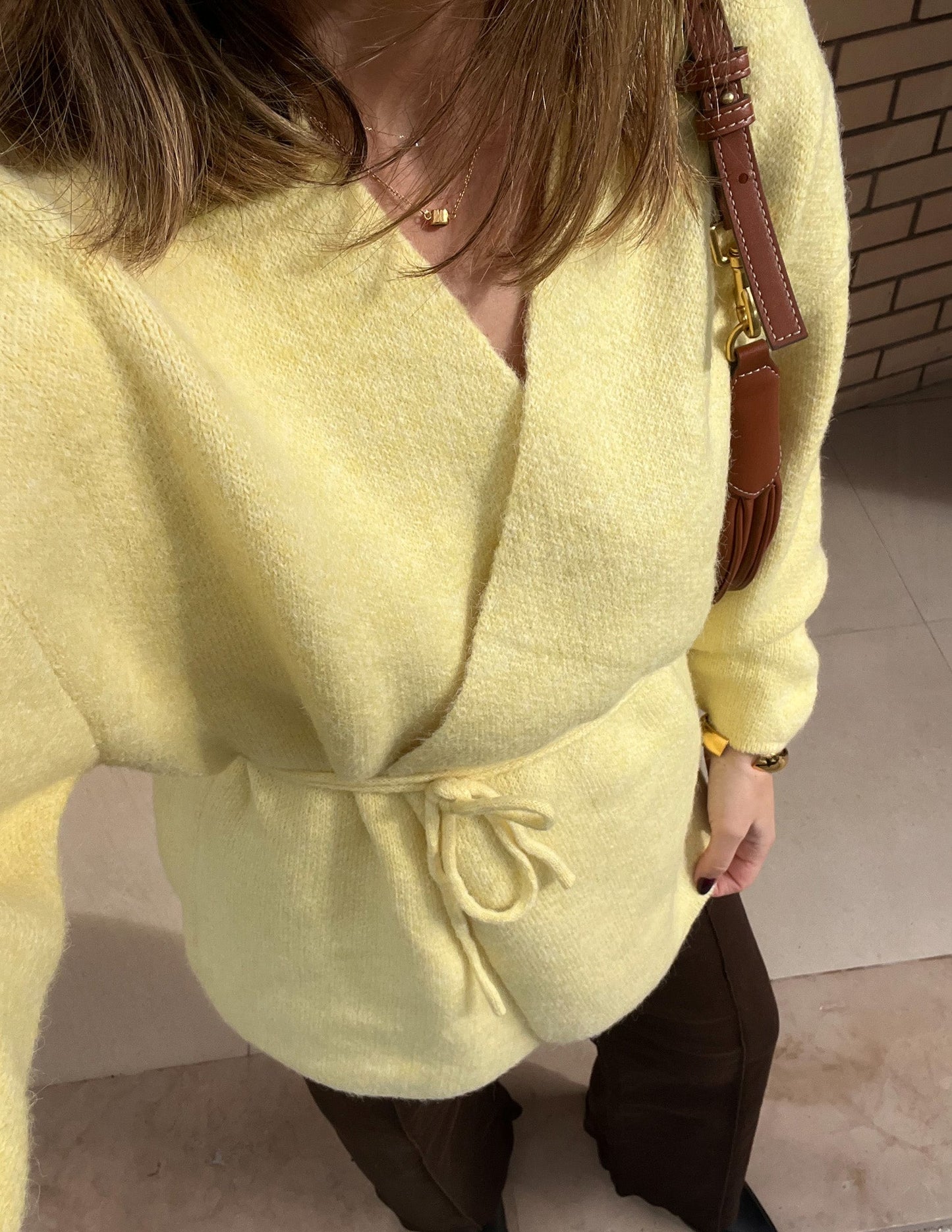 Light yellow cardigan JOY