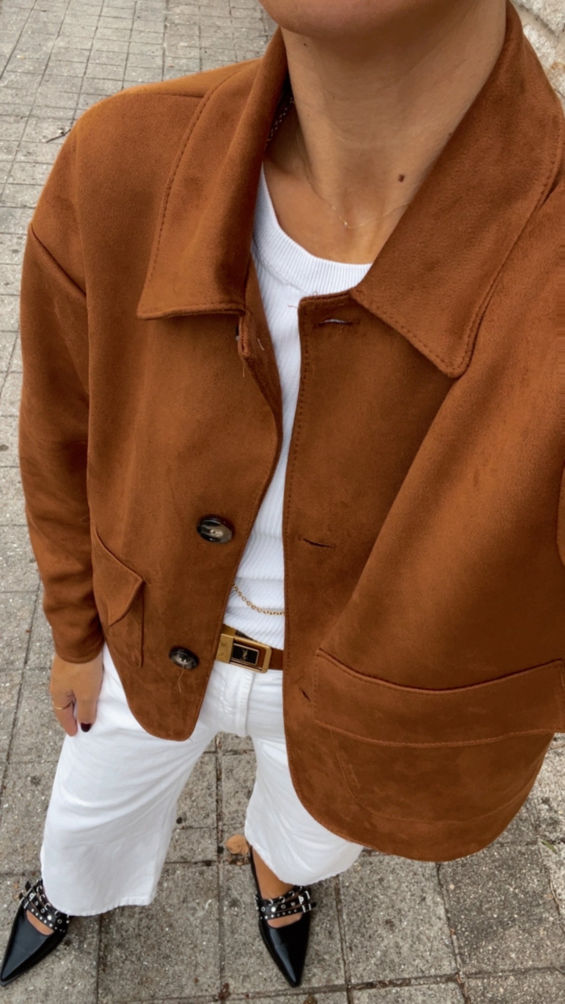 Helena suede effect jacket JOY