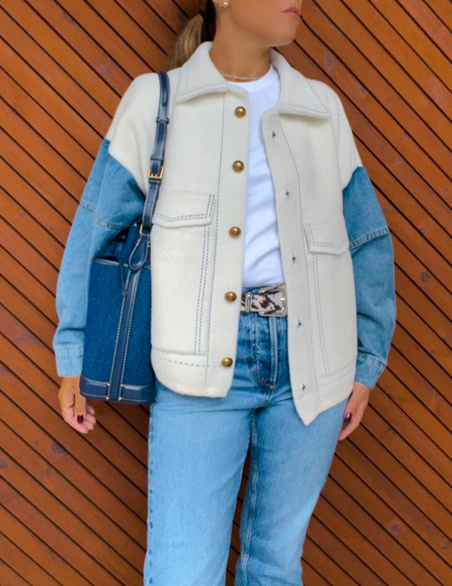 Casaco OFF WHITE & DENIM envios a 4/11 JOY