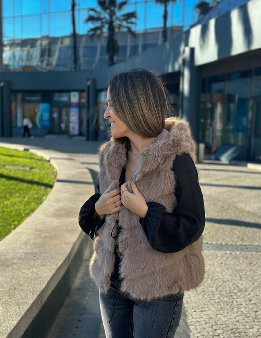 Faux fur vest JOY