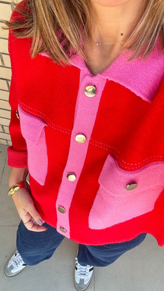 Casaco RED & PINK JOY